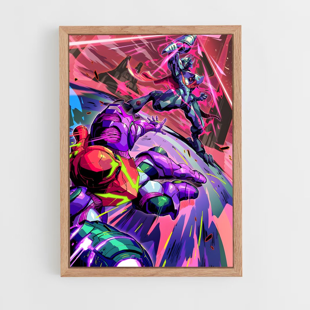 ap-metroid-4 cadre Bois clair