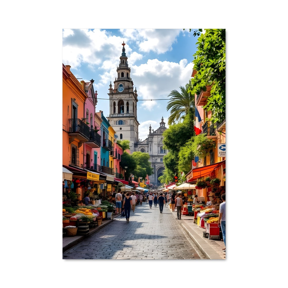 Poster La Rue Vibrante