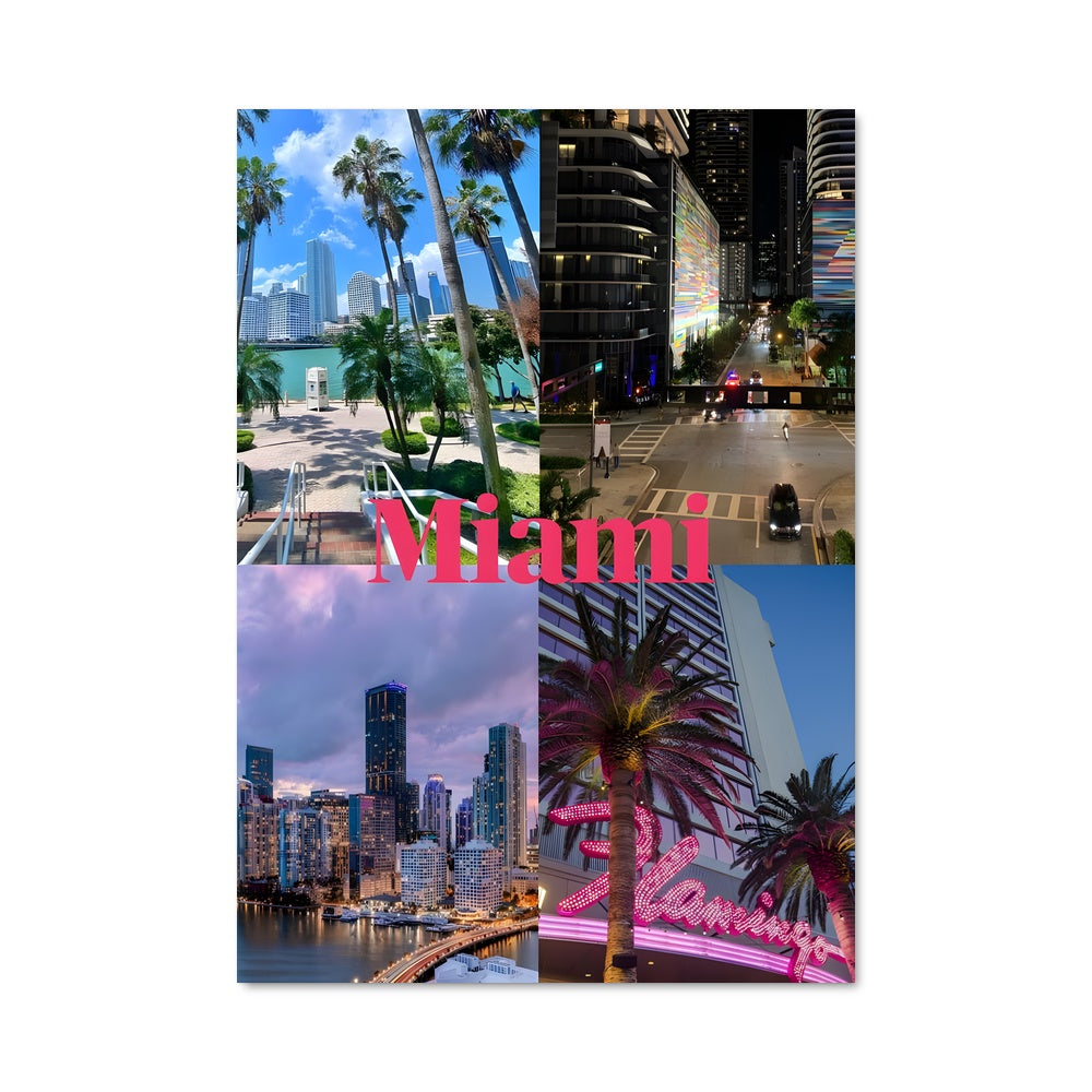Poster Vibes de Miami