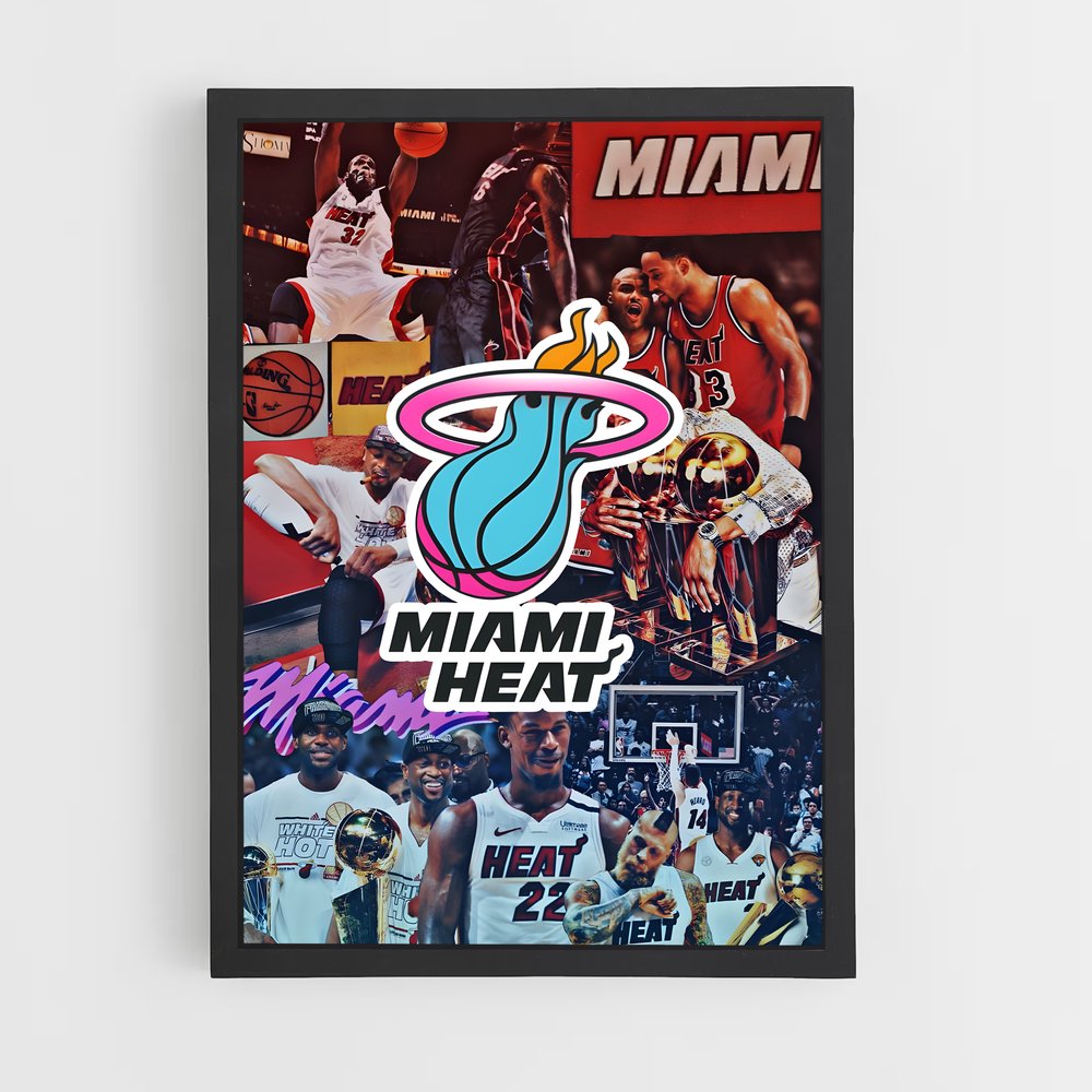 ap-miami heat-1 cadre Noir