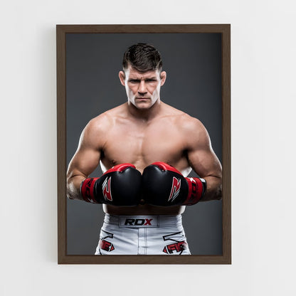 ap-michael bisping-2 cadre Bois foncé