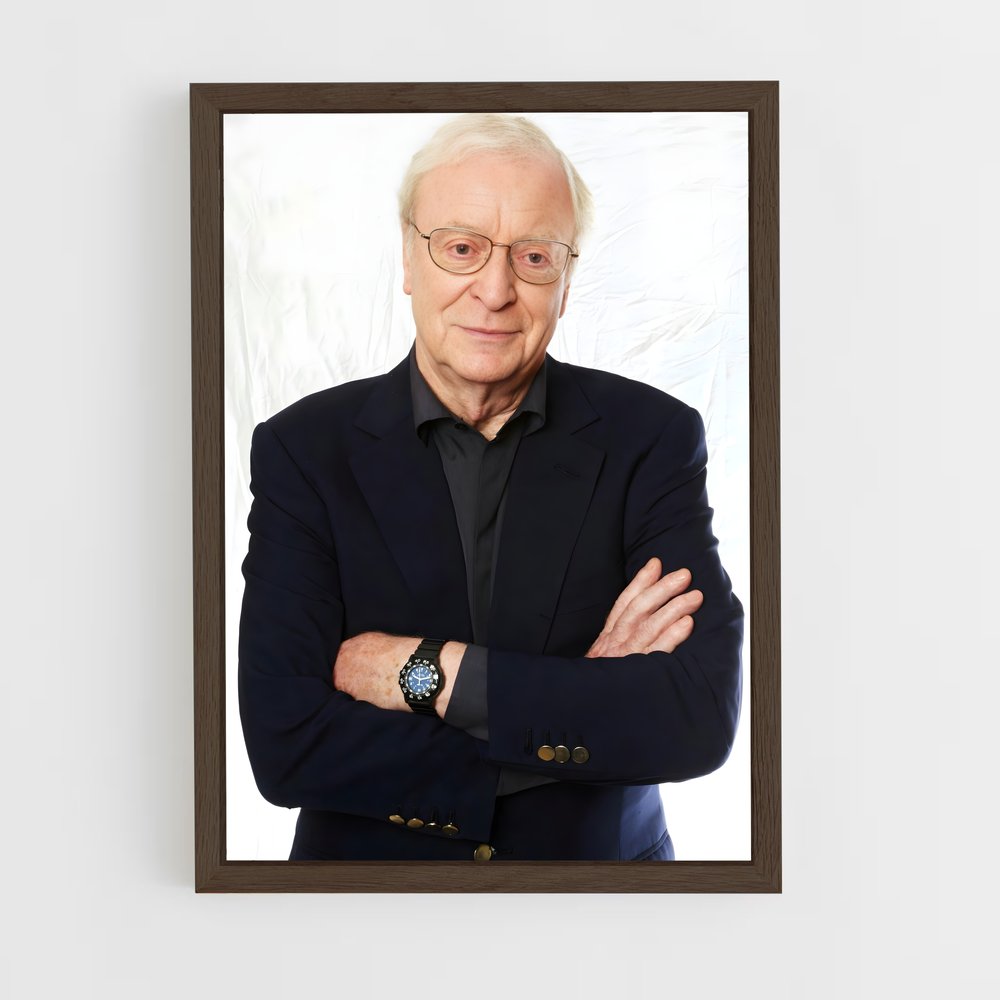 ap-michael caine-6 cadre Bois foncé