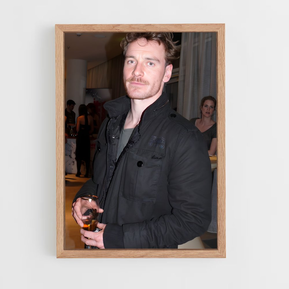 ap-michael fassbender-3 cadre Bois clair