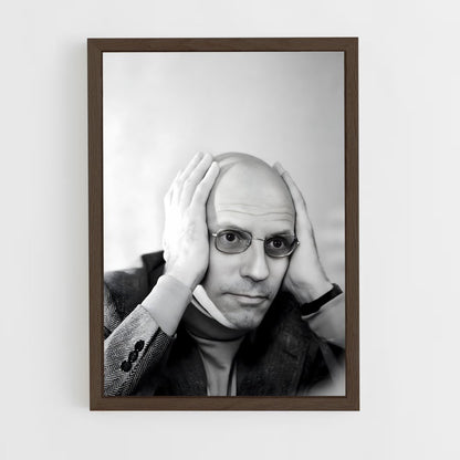 ap-michel foucault-2 cadre Bois foncé