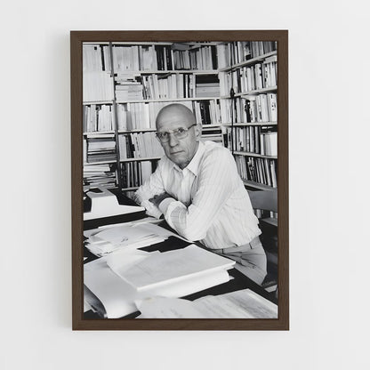ap-michel foucault-4 cadre Bois foncé
