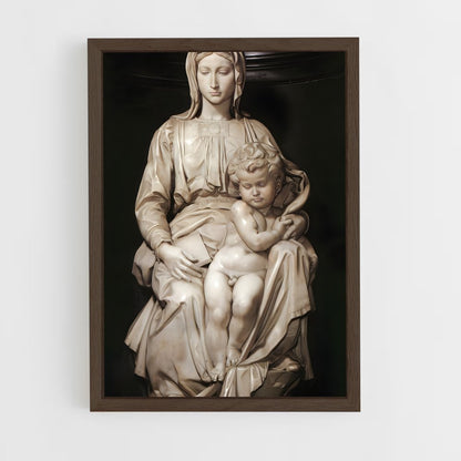 ap-michelangelo-11 cadre Bois foncé