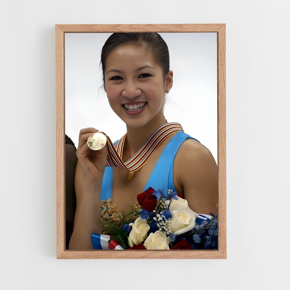 ap-michelle kwan-2 cadre Bois clair