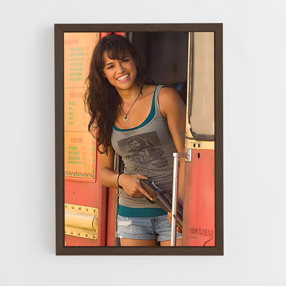 ap-michelle rodriguez-5 cadre Bois foncé