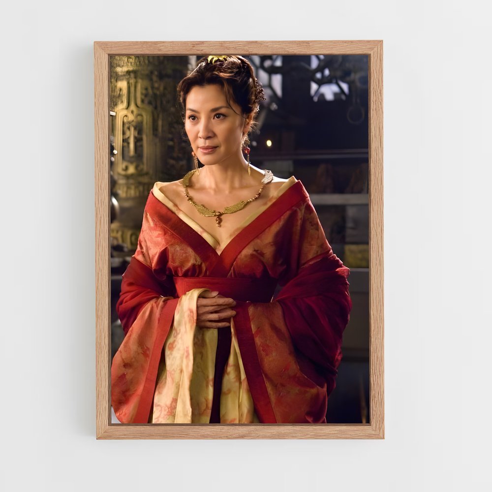 ap-michelle yeoh-3 cadre Bois clair