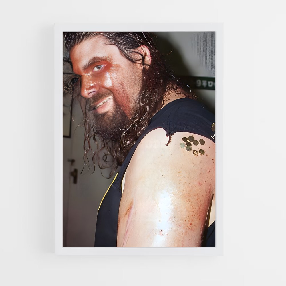 ap-mick foley-2 cadre Blanc