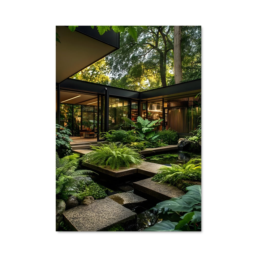 Poster Mid-century modern architecture 18614