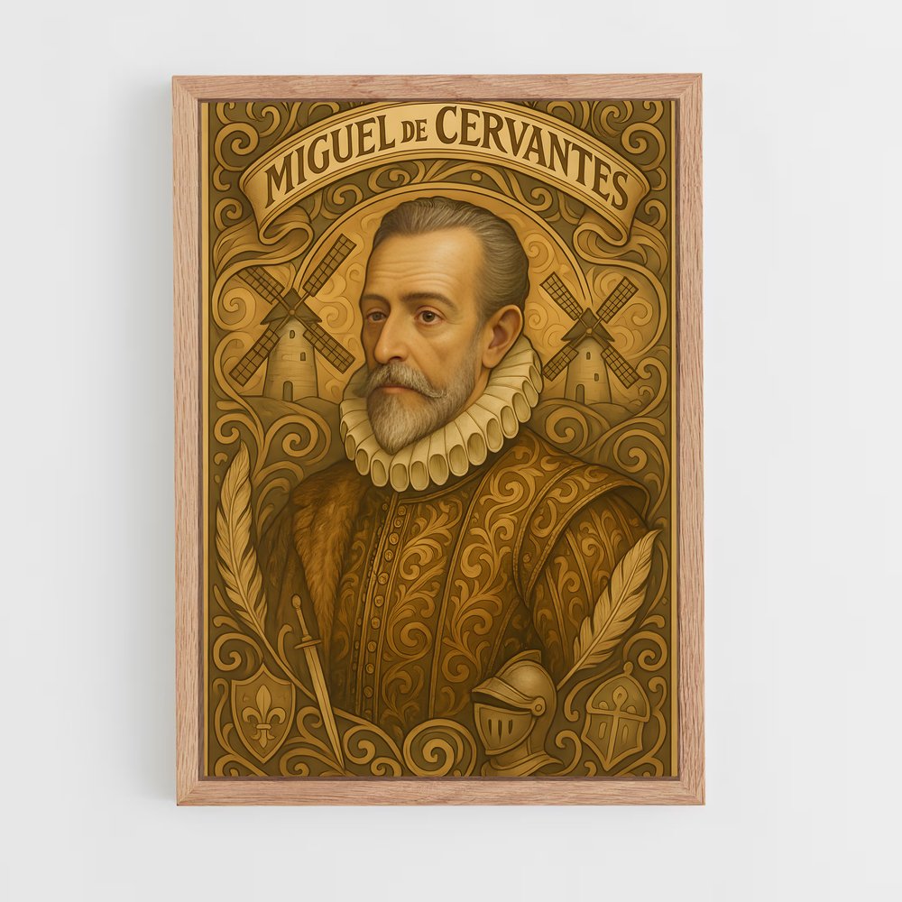 ap-miguel de cervantes-2 cadre Bois clair