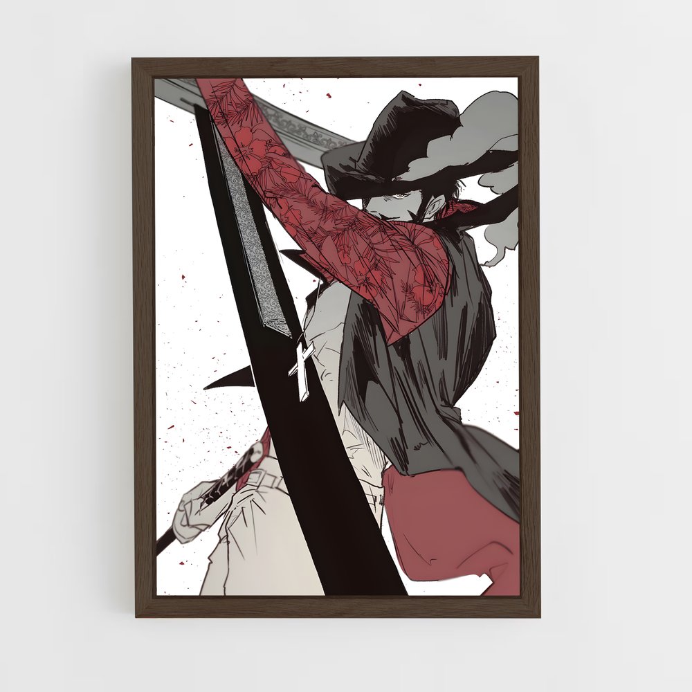 ap-mihawk-4 cadre Bois foncé
