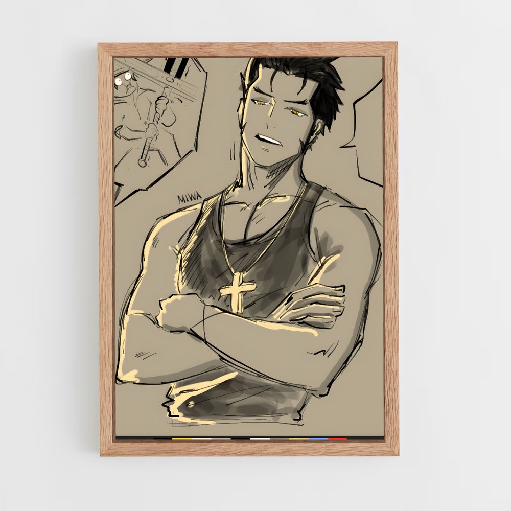 ap-mihawk-7 cadre Bois clair