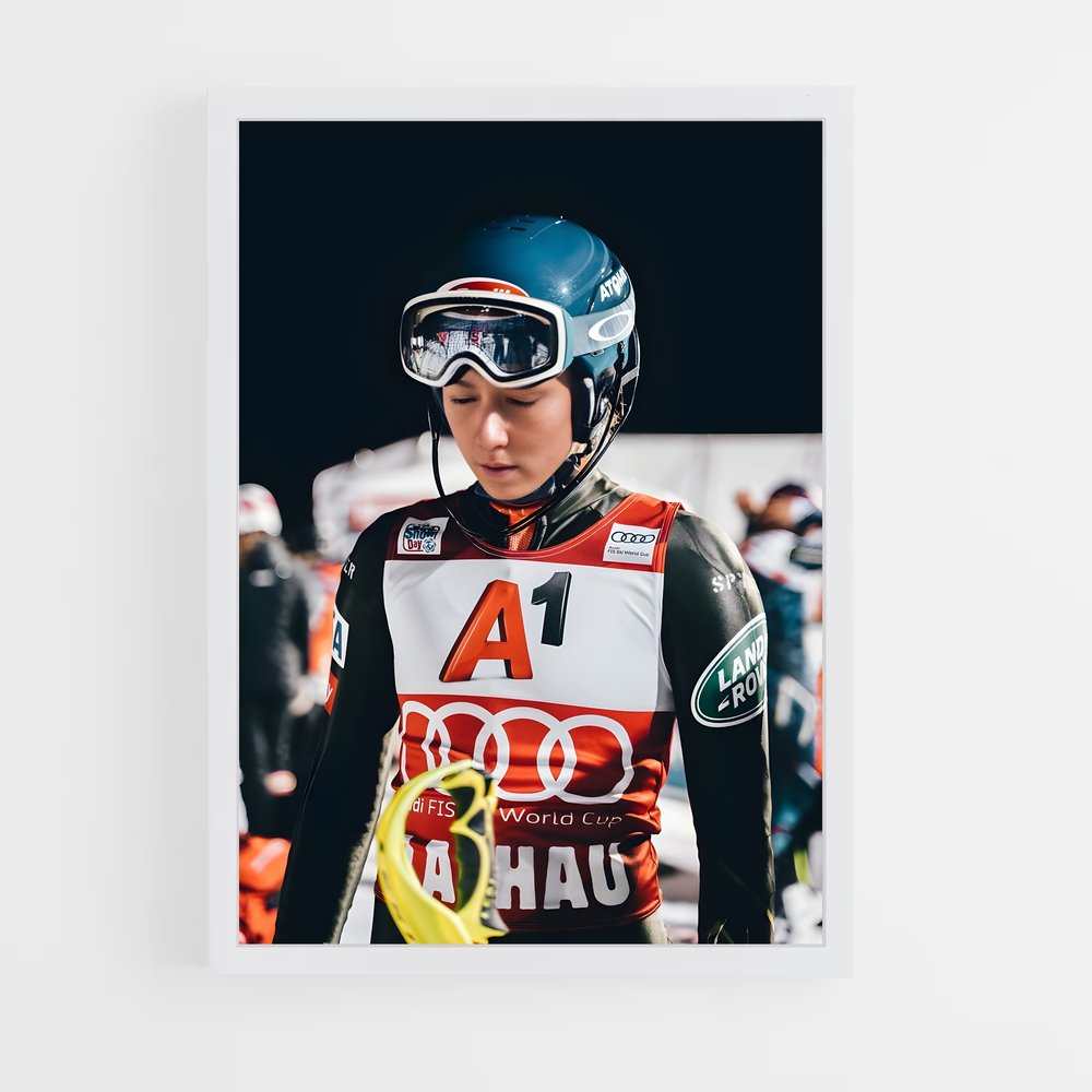ap-mikaela shiffrin-7 cadre Blanc
