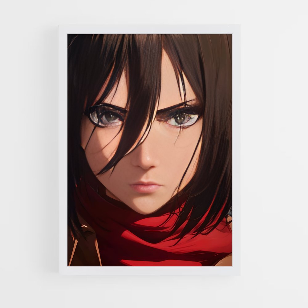 ap-mikasa ackerman-1 cadre Blanc