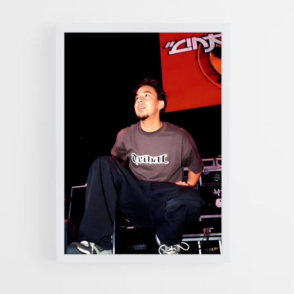 ap-mike shinoda-1 cadre Blanc