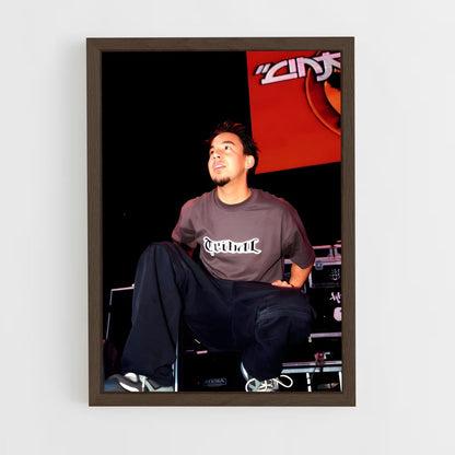 ap-mike shinoda-1 cadre Bois foncé
