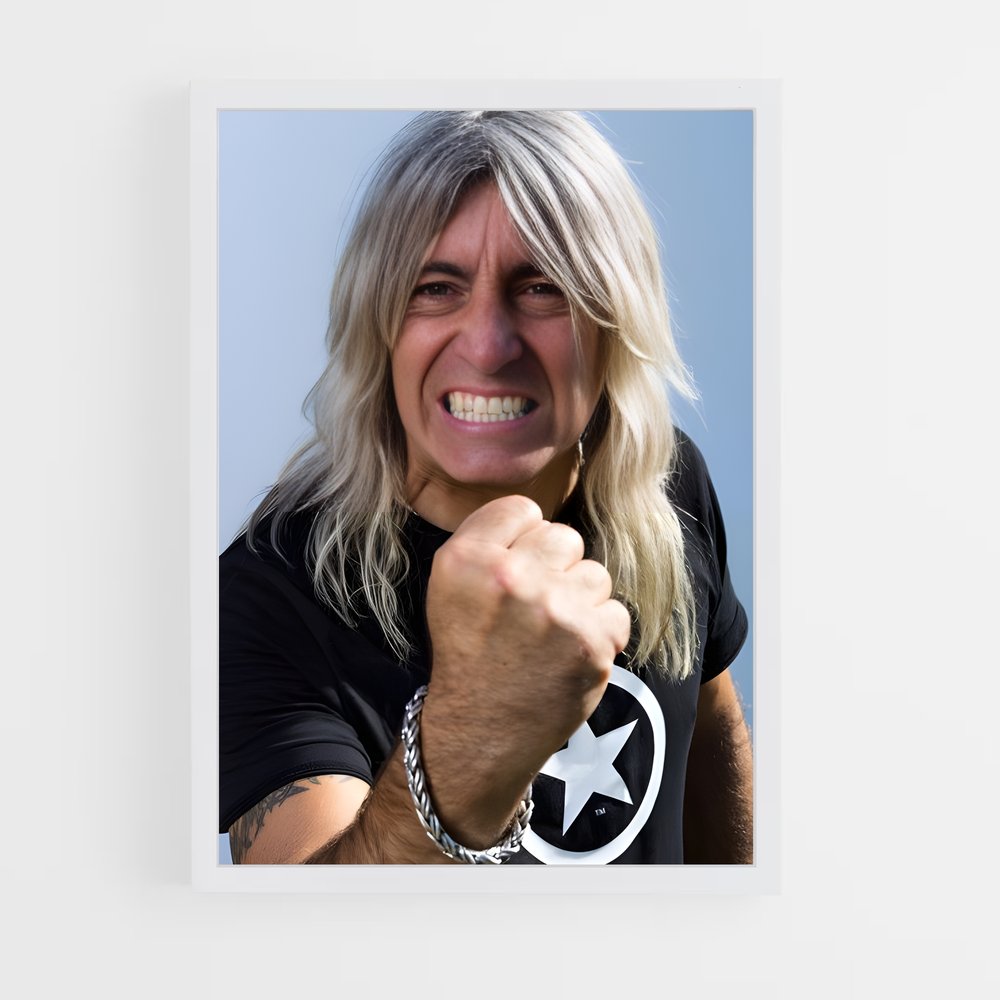 ap-mikkey dee-2 cadre Blanc