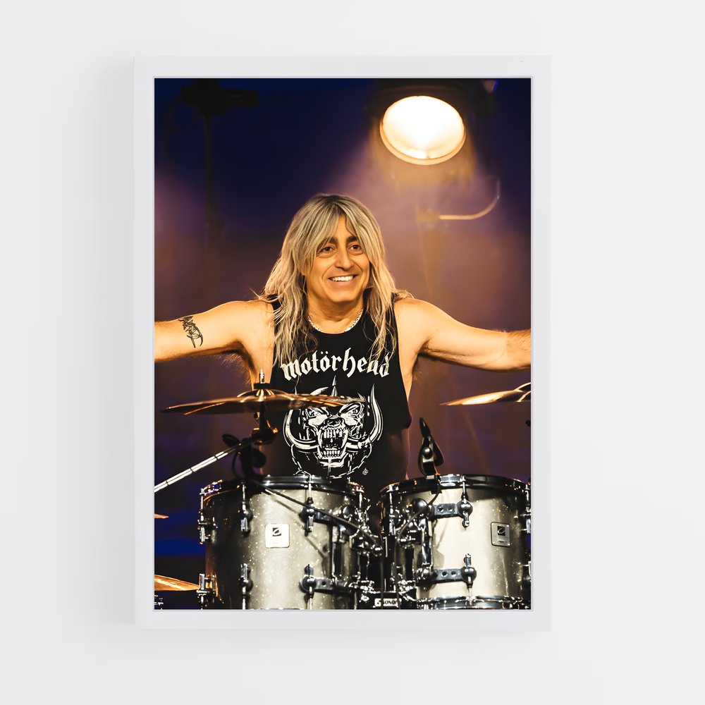 ap-mikkey dee-5 cadre Blanc