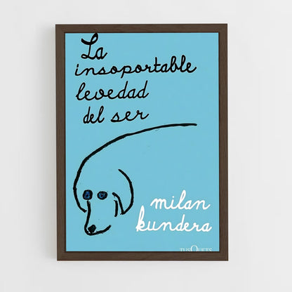 ap-milan kundera-8 cadre Bois foncé