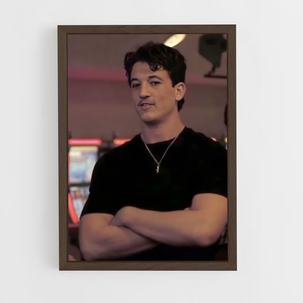ap-miles teller-9 cadre Bois foncé