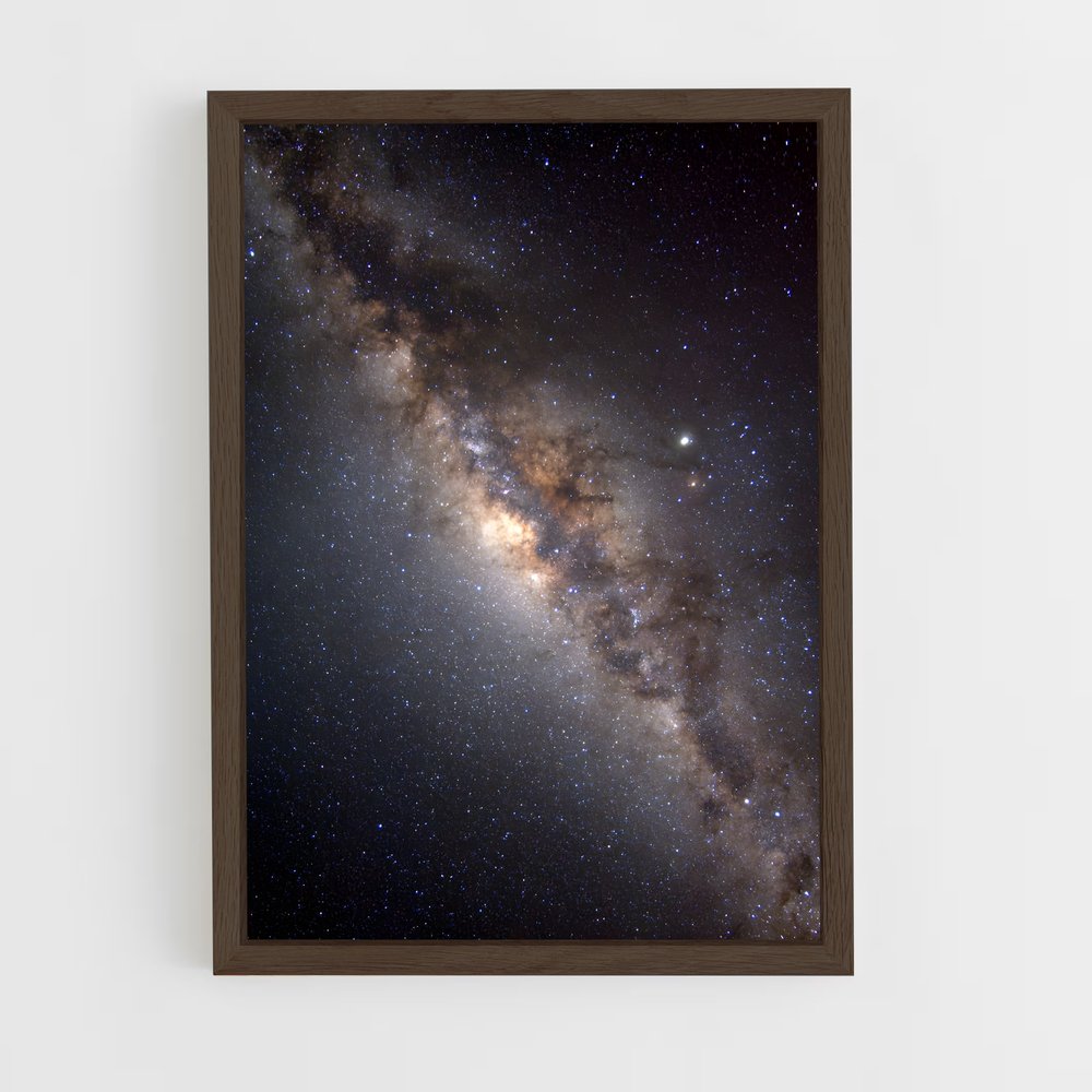 ap-milky way-14 cadre Bois foncé