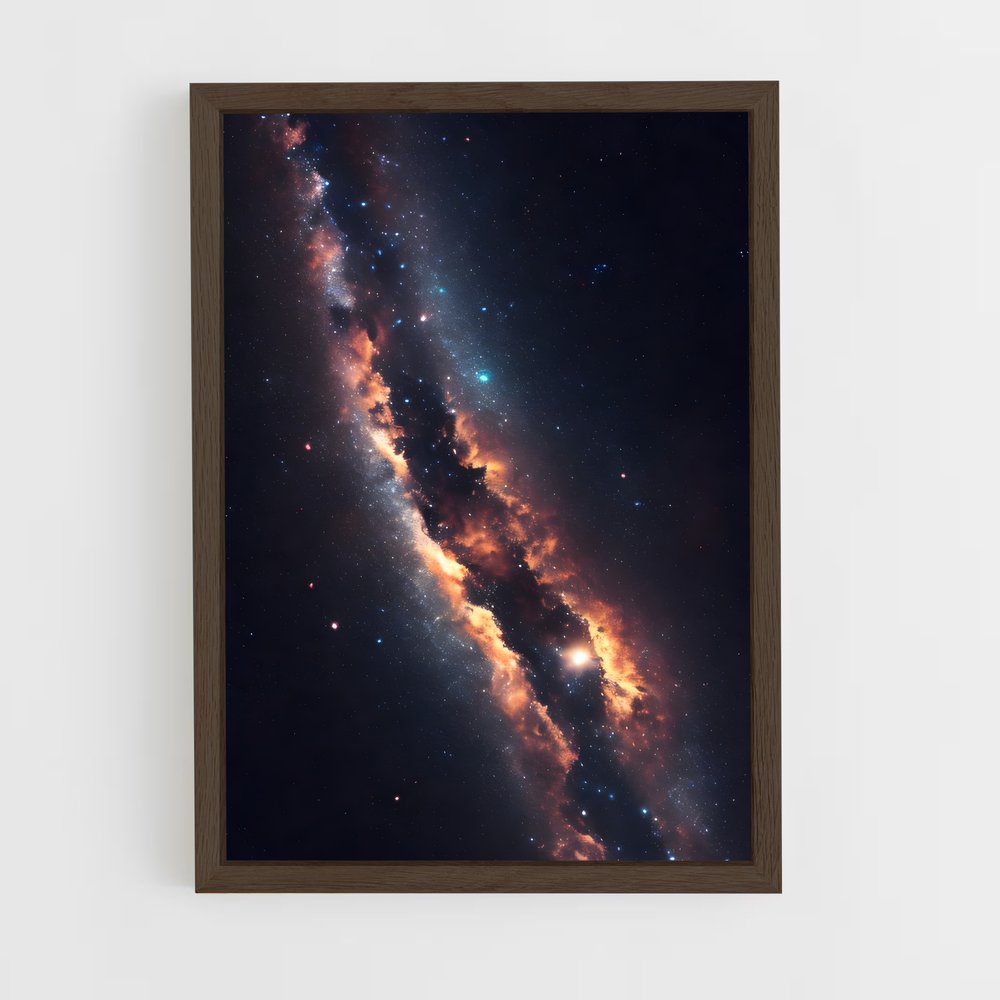ap-milky way-21 cadre Bois foncé
