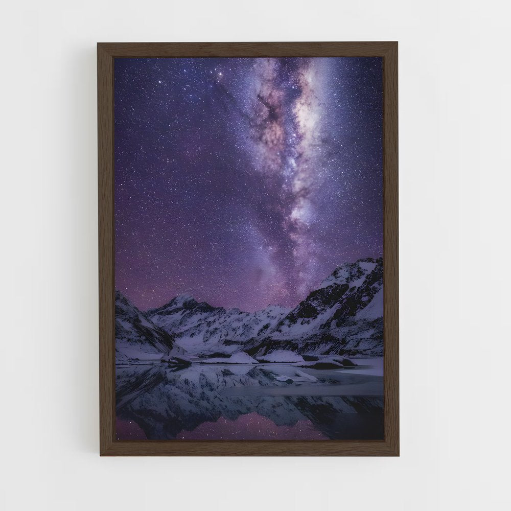 ap-milky way-9 cadre Bois foncé
