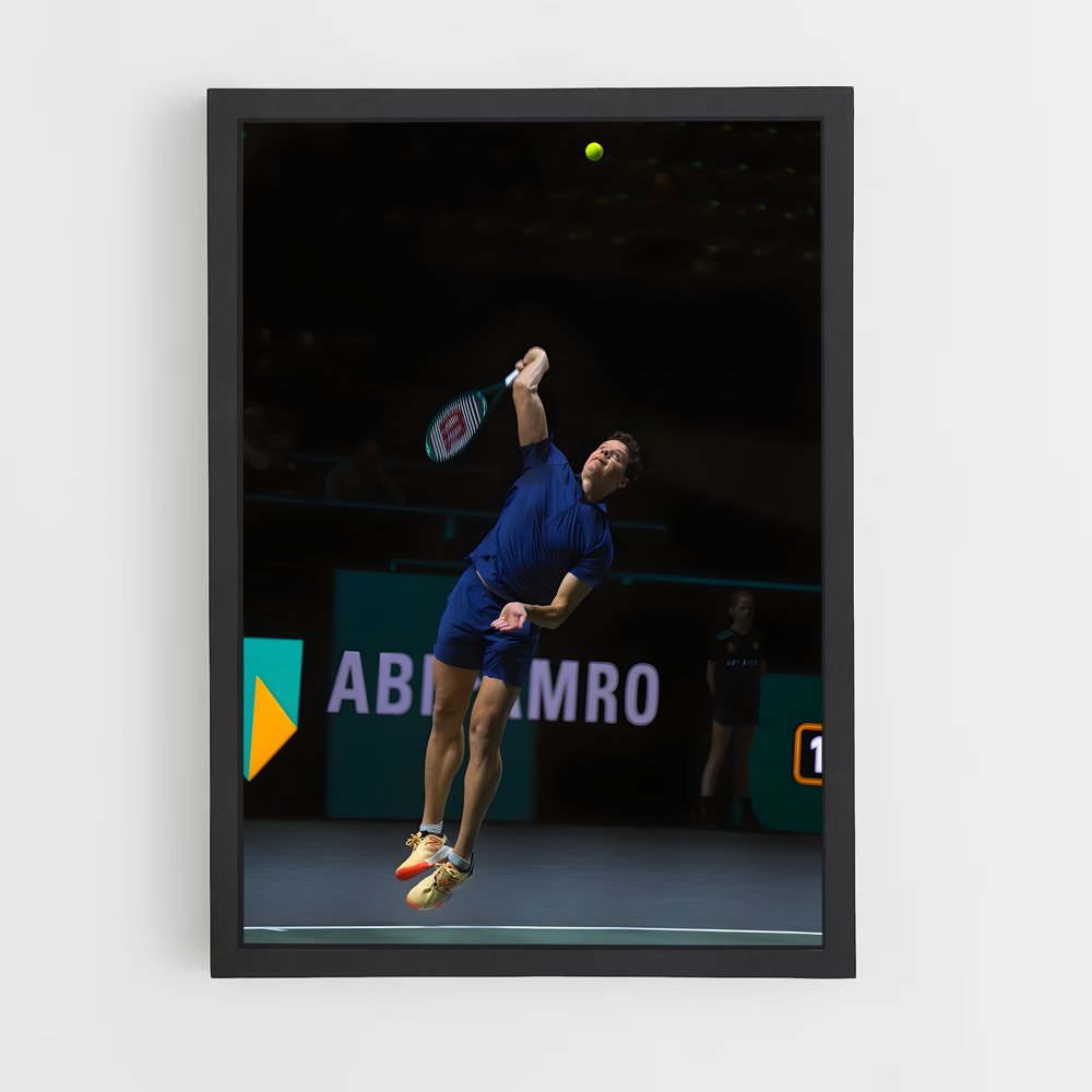ap-milos raonic-5 cadre Noir