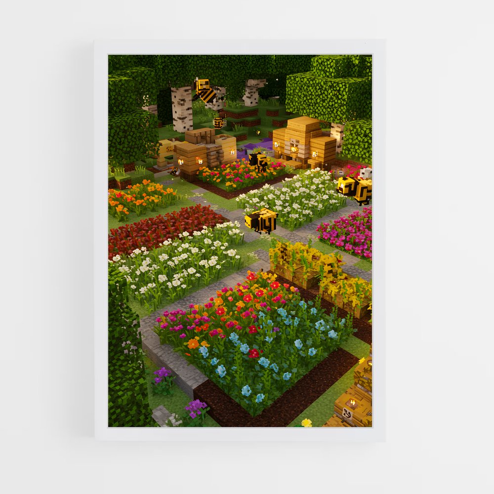 ap-minecraft-6 cadre Blanc