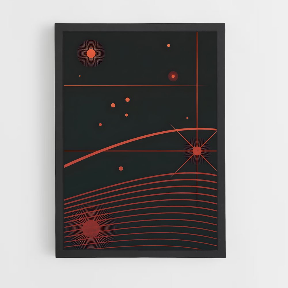ap-minimalist space-4 cadre Noir