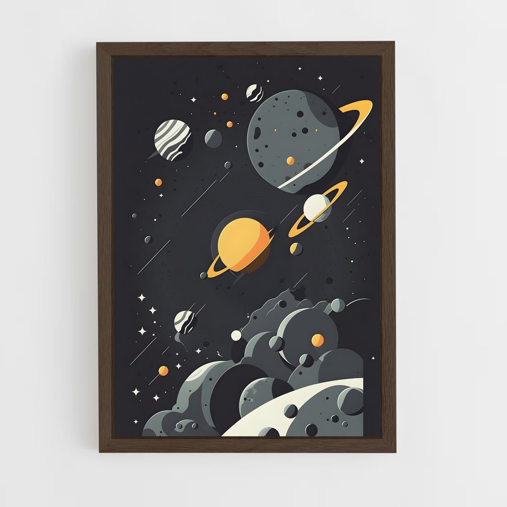 ap-minimalist space-5 cadre Bois foncé
