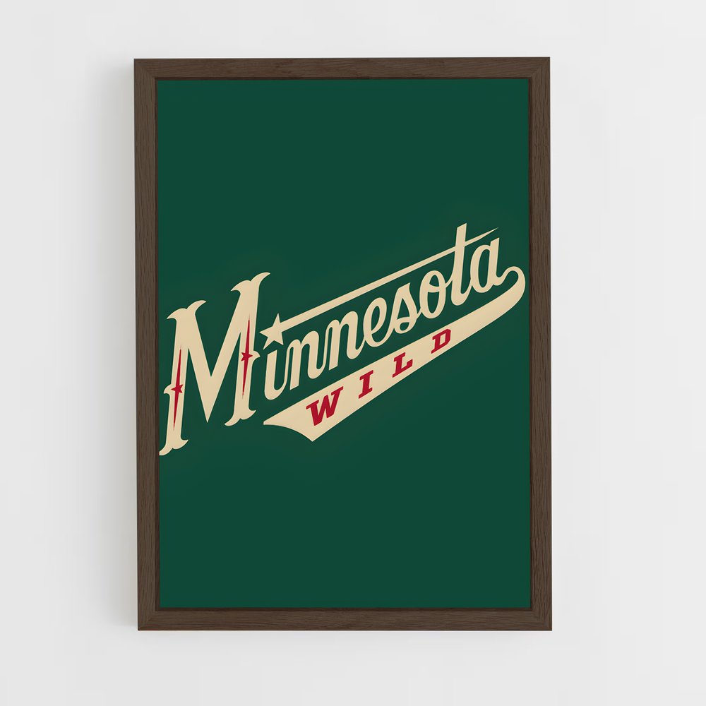 ap-minnesota wild-2 cadre Bois foncé