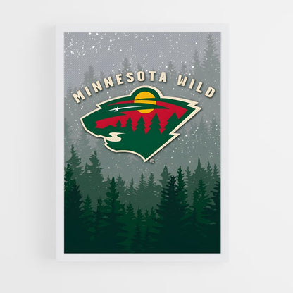 ap-minnesota wild-8 cadre Blanc