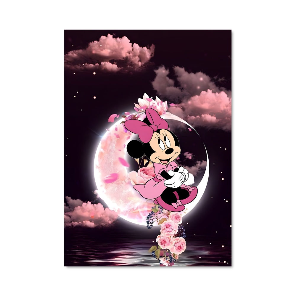 Poster Lune et Étoiles de Minnie
