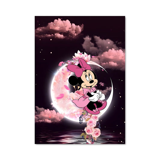 Poster Lune et Étoiles de Minnie