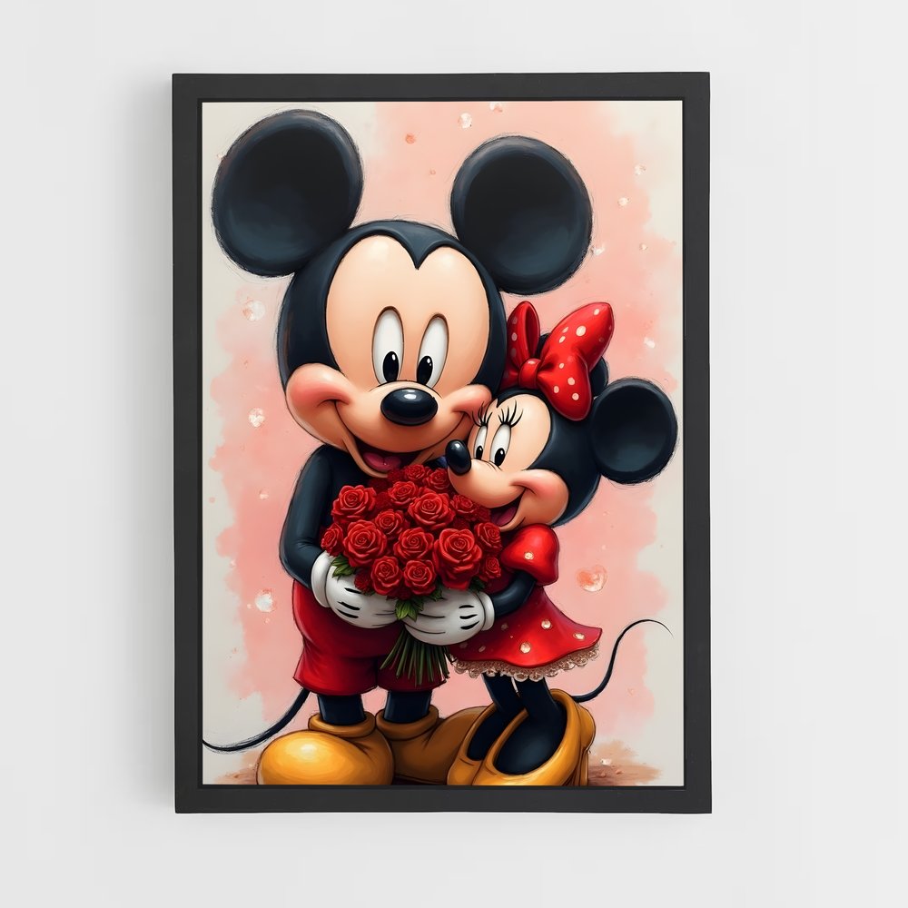 ap-minnie mouse-12 cadre Noir