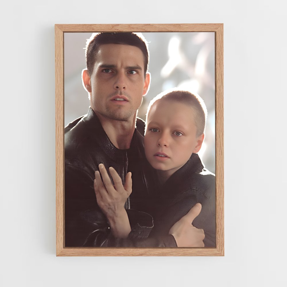 ap-minority report-9 cadre Bois clair