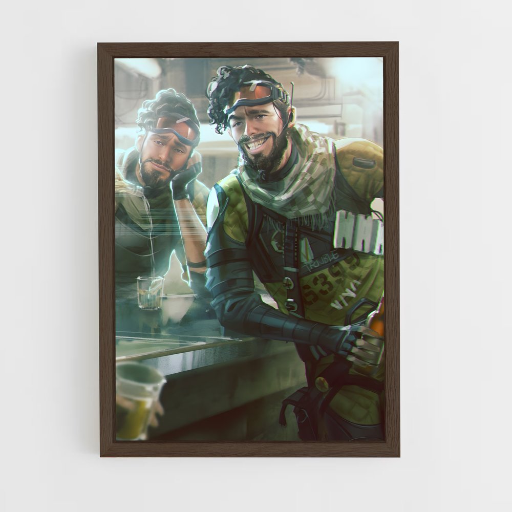ap-mirage apex-2 cadre Bois foncé