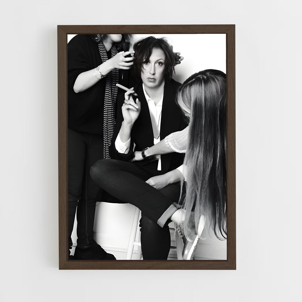 ap-miranda hart-3 cadre Bois foncé