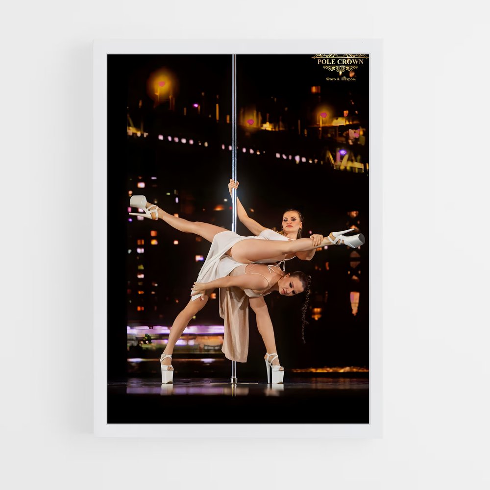 ap-miss pole dance world-3 cadre Blanc