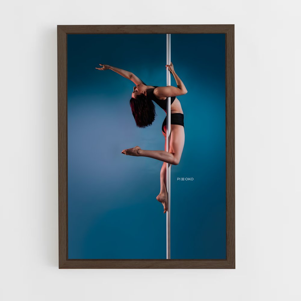 ap-miss pole dance world-4 cadre Bois foncé