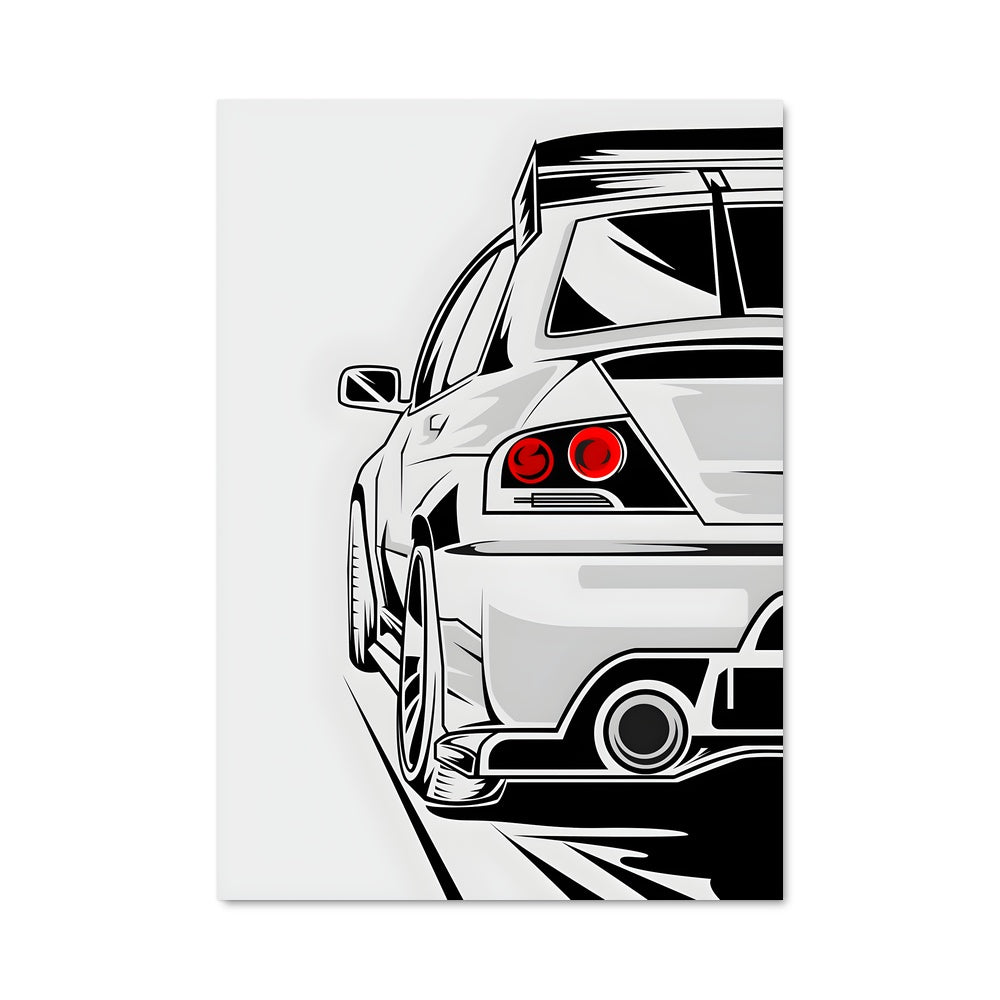 Poster Mitsubishi Rouge Éclat