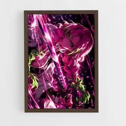 ap-mitsuri kanroji-5 cadre Bois foncé