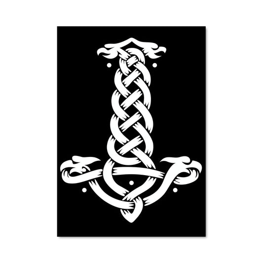 Poster Serpent Blanc
