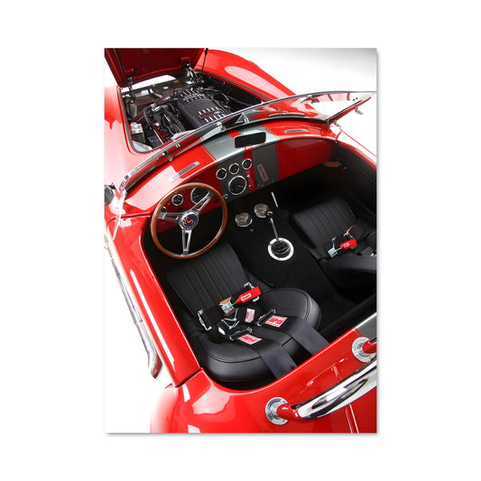 Poster Roadster Rouge