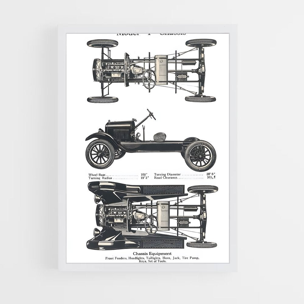 ap-model t ford-1 cadre Blanc