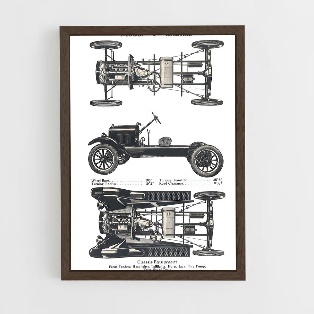 ap-model t ford-1 cadre Bois foncé