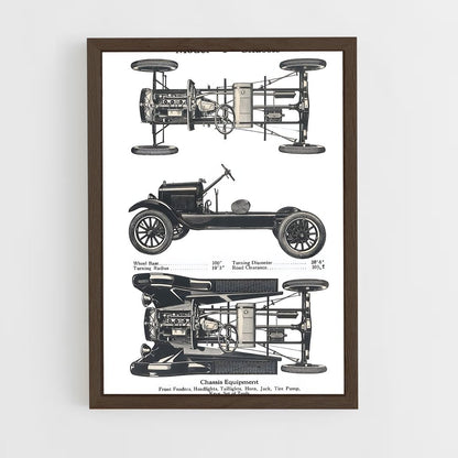 ap-model t ford-1 cadre Bois foncé